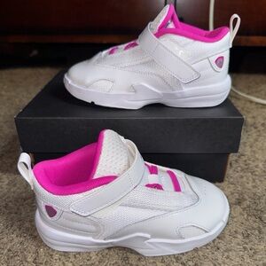 Little girl/Kids White and Pink air Jordan’s Sneakers size 10 new in box